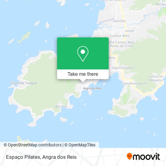 Espaço Pilates map