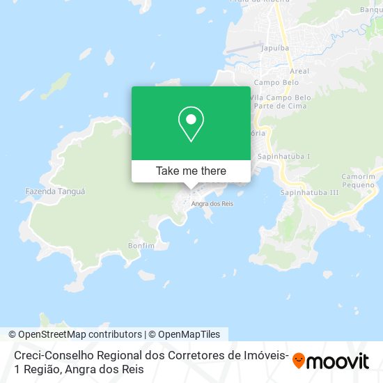 Creci-Conselho Regional dos Corretores de Imóveis-1 Região map