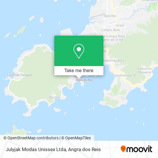 Mapa Julyjak Modas Unissex Ltda