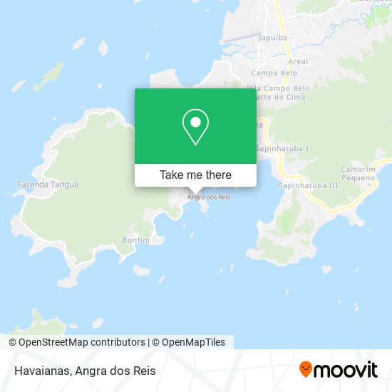 Mapa Havaianas