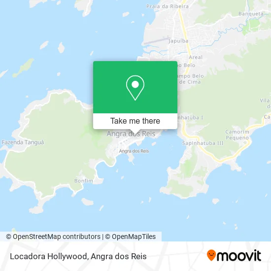 Locadora Hollywood map