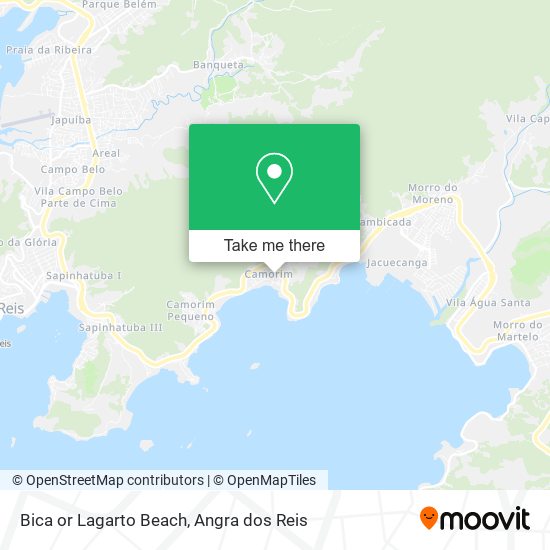 Mapa Bica or Lagarto Beach