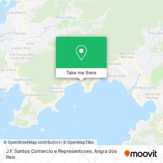 Mapa J.F. Santos Comercio e Representcoes