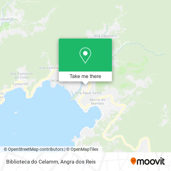 Biblioteca do Celamm map