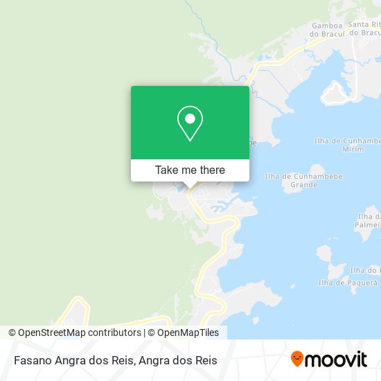 Mapa Fasano Angra dos Reis