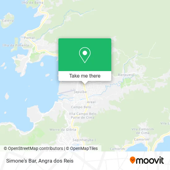 Simone's Bar map