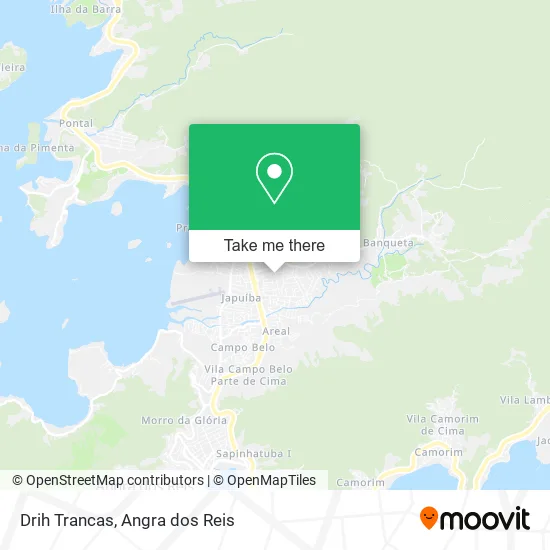 Drih Trancas map