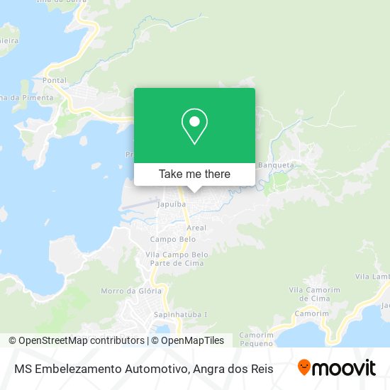 Mapa MS Embelezamento Automotivo