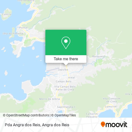 Mapa Pda Angra dos Reis