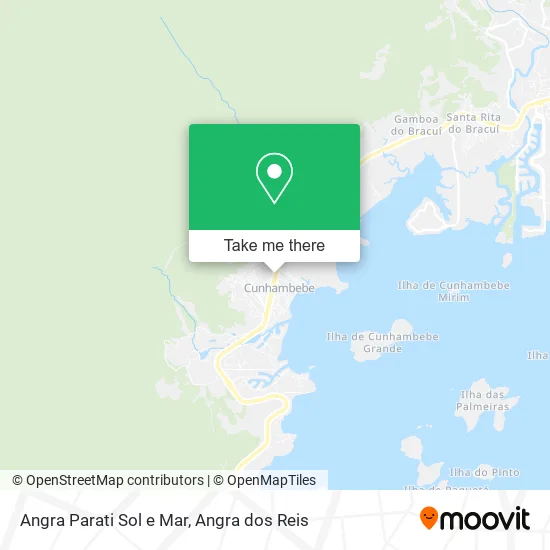 Angra Parati Sol e Mar map