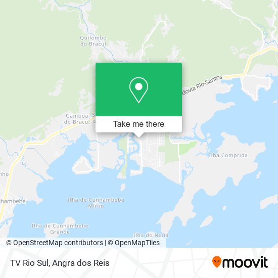 Mapa TV Rio Sul