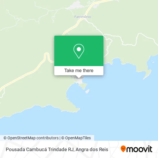 Pousada Cambucá Trindade RJ map
