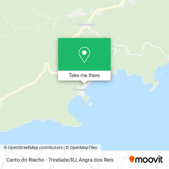 Canto do Riacho - Trindade/RJ map