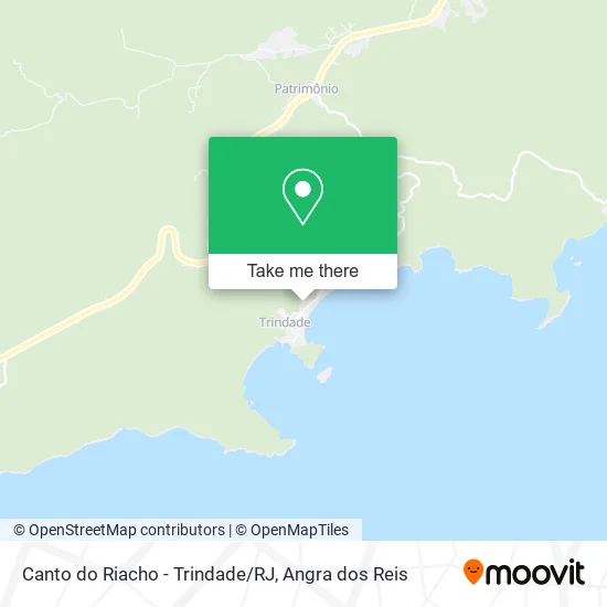 Canto do Riacho - Trindade/RJ map