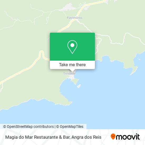 Mapa Magia do Mar Restaurante & Bar