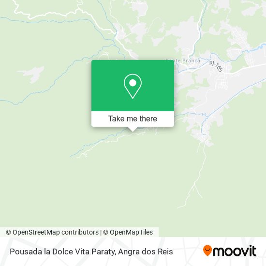 Mapa Pousada la Dolce Vita Paraty