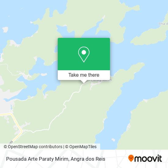 Mapa Pousada Arte Paraty Mirim