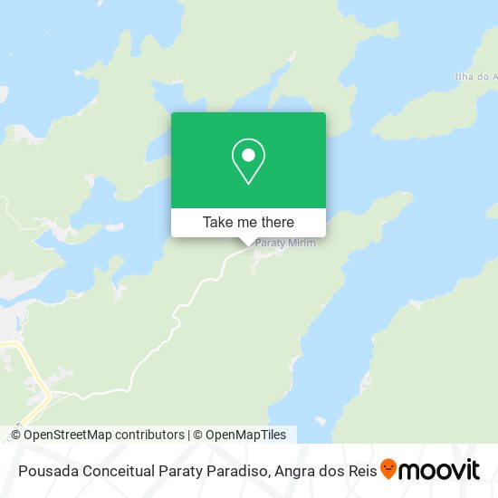 Pousada Conceitual Paraty Paradiso map