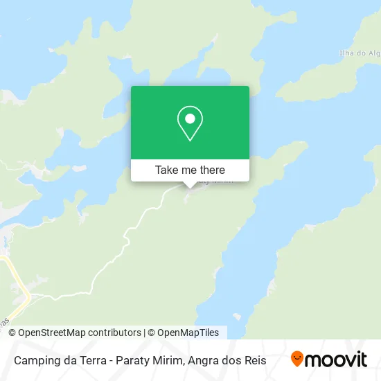 Camping da Terra - Paraty Mirim map