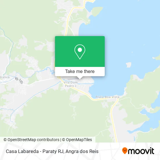 Casa Labareda - Paraty RJ map
