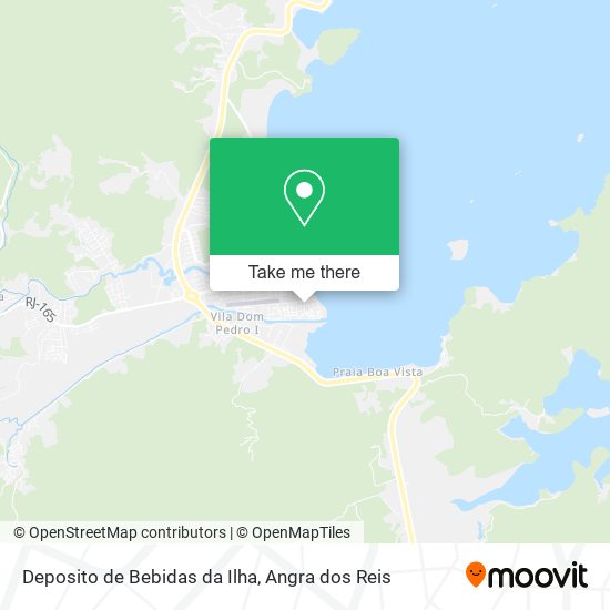 Mapa Deposito de Bebidas da Ilha