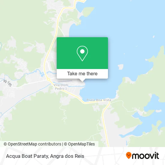 Acqua Boat Paraty map