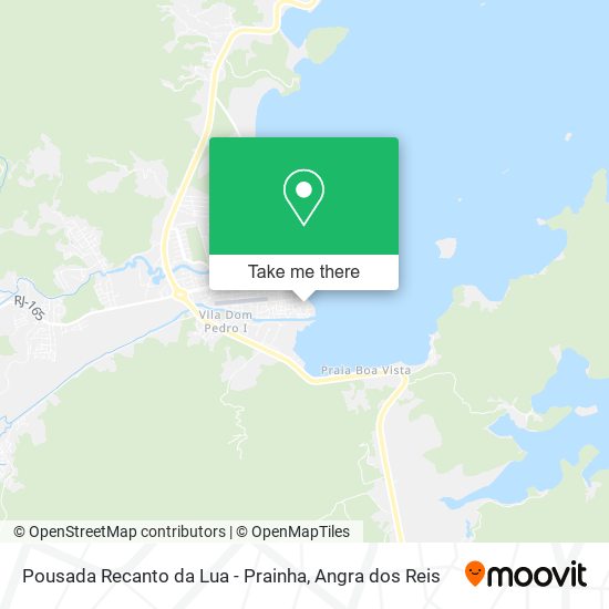 Mapa Pousada Recanto da Lua - Prainha