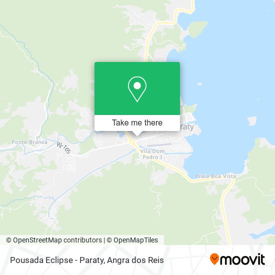 Pousada Eclipse - Paraty map