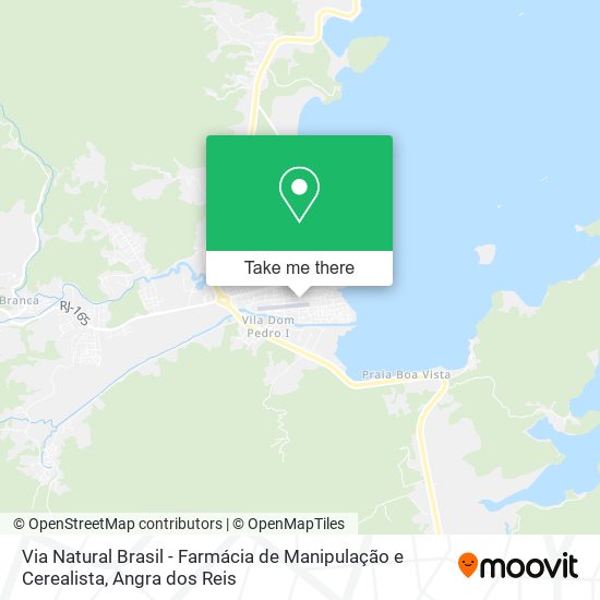 Mapa Via Natural Brasil - Farmácia de Manipulação e Cerealista