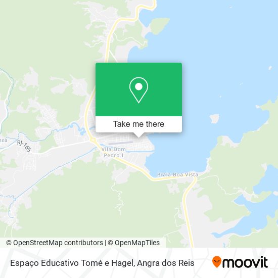 Mapa Espaço Educativo Tomé e Hagel