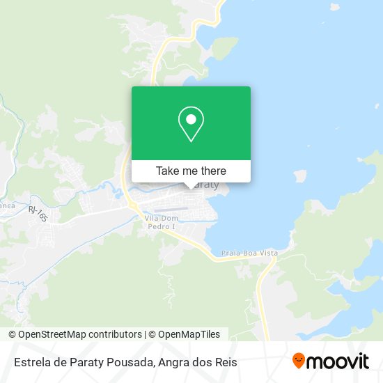 Estrela de Paraty Pousada map
