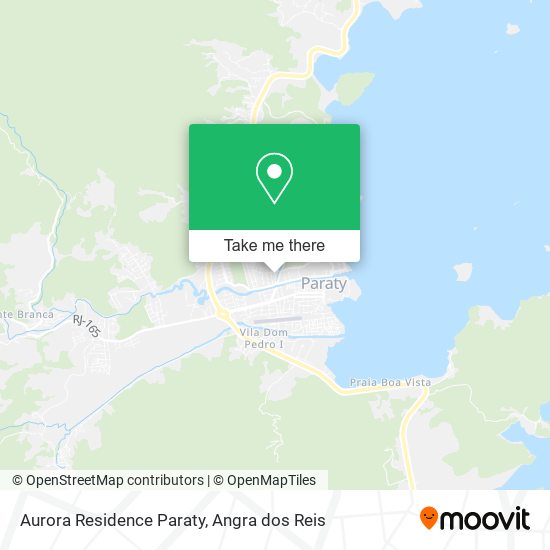 Mapa Aurora Residence Paraty