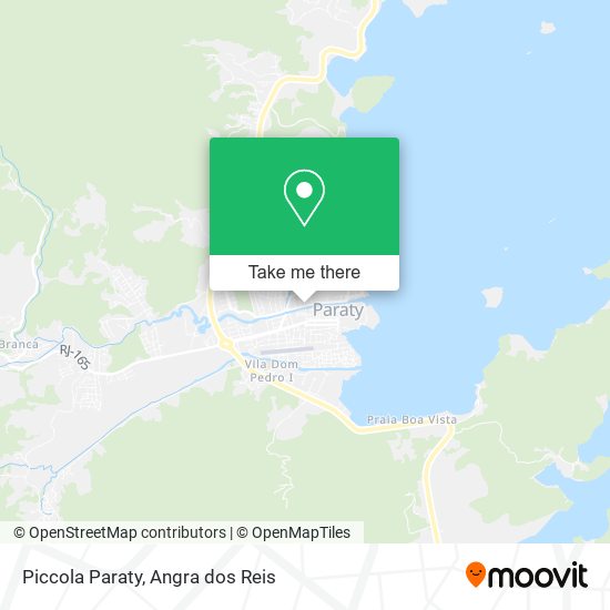 Mapa Piccola Paraty