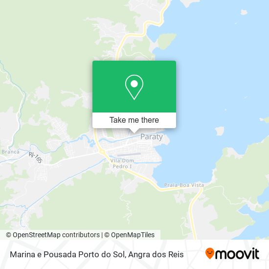 Mapa Marina e Pousada Porto do Sol