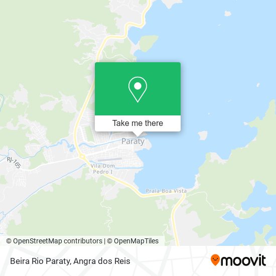 Beira Rio Paraty map