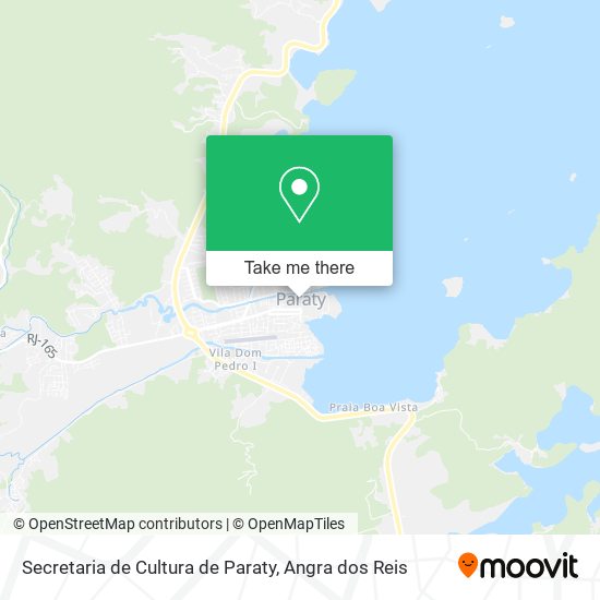 Mapa Secretaria de Cultura de Paraty