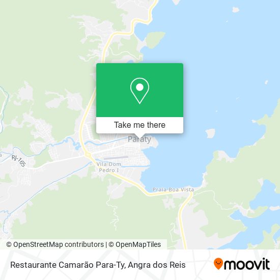Mapa Restaurante Camarão Para-Ty