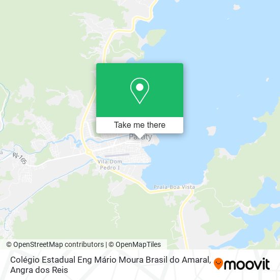 Mapa Colégio Estadual Eng Mário Moura Brasil do Amaral