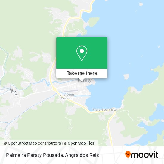 Mapa Palmeira Paraty Pousada
