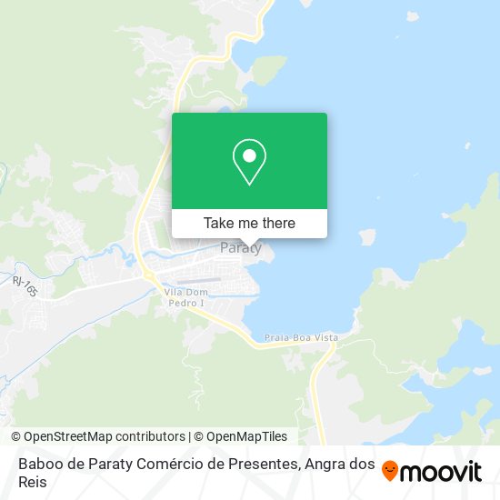 Baboo de Paraty Comércio de Presentes map