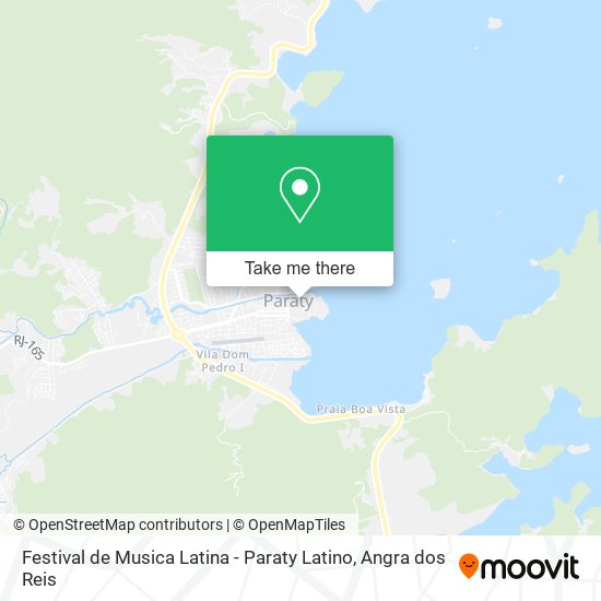 Mapa Festival de Musica Latina - Paraty Latino