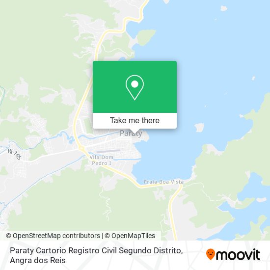 Paraty Cartorio Registro Civil Segundo Distrito map