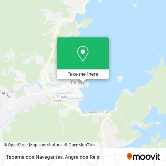 Mapa Taberna dos Navegantes