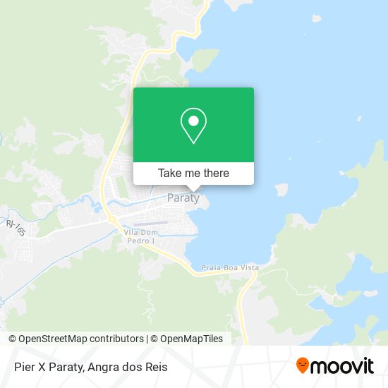 Mapa Pier X Paraty