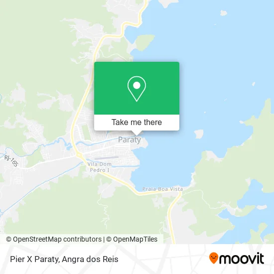 Pier X Paraty map