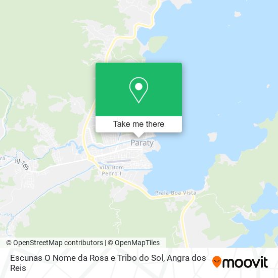 Escunas O Nome da Rosa e Tribo do Sol map