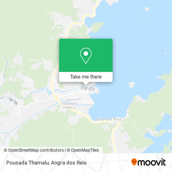 Mapa Pousada Thamalu