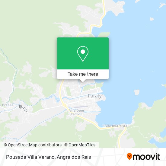 Mapa Pousada Villa Verano