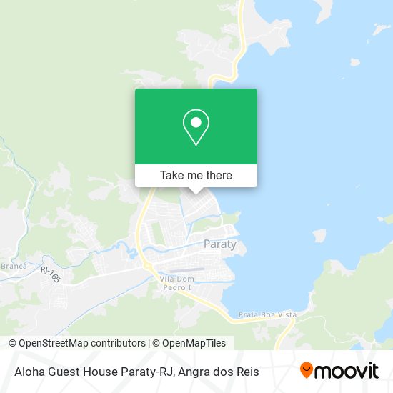 Aloha Guest House Paraty-RJ map