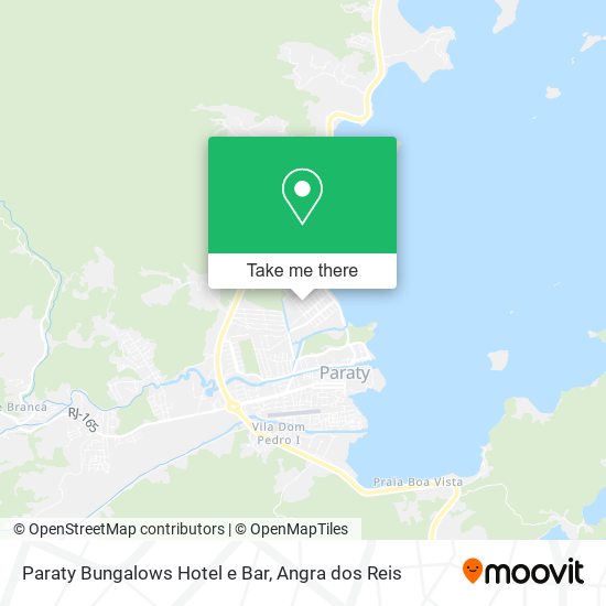 Paraty Bungalows Hotel e Bar map